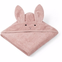 Liewood - Augusta børnehåndklæde med hætte - Rabbit Rose hos titteboo